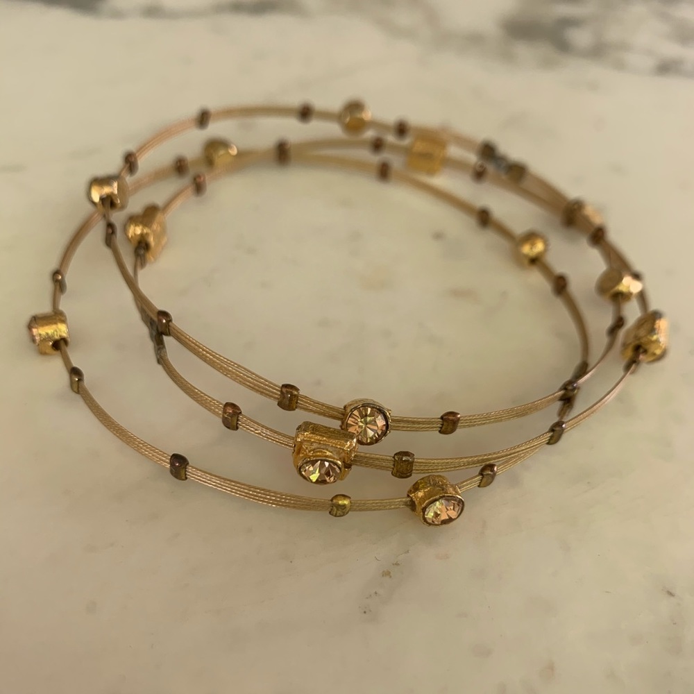 Seasonal Whispers Bracelets - gold